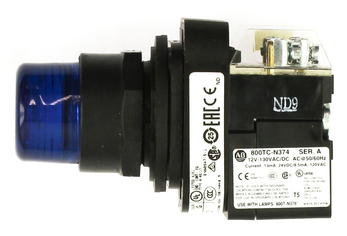 Allen Bradley 800H-QRBH2B Momentary Push Button