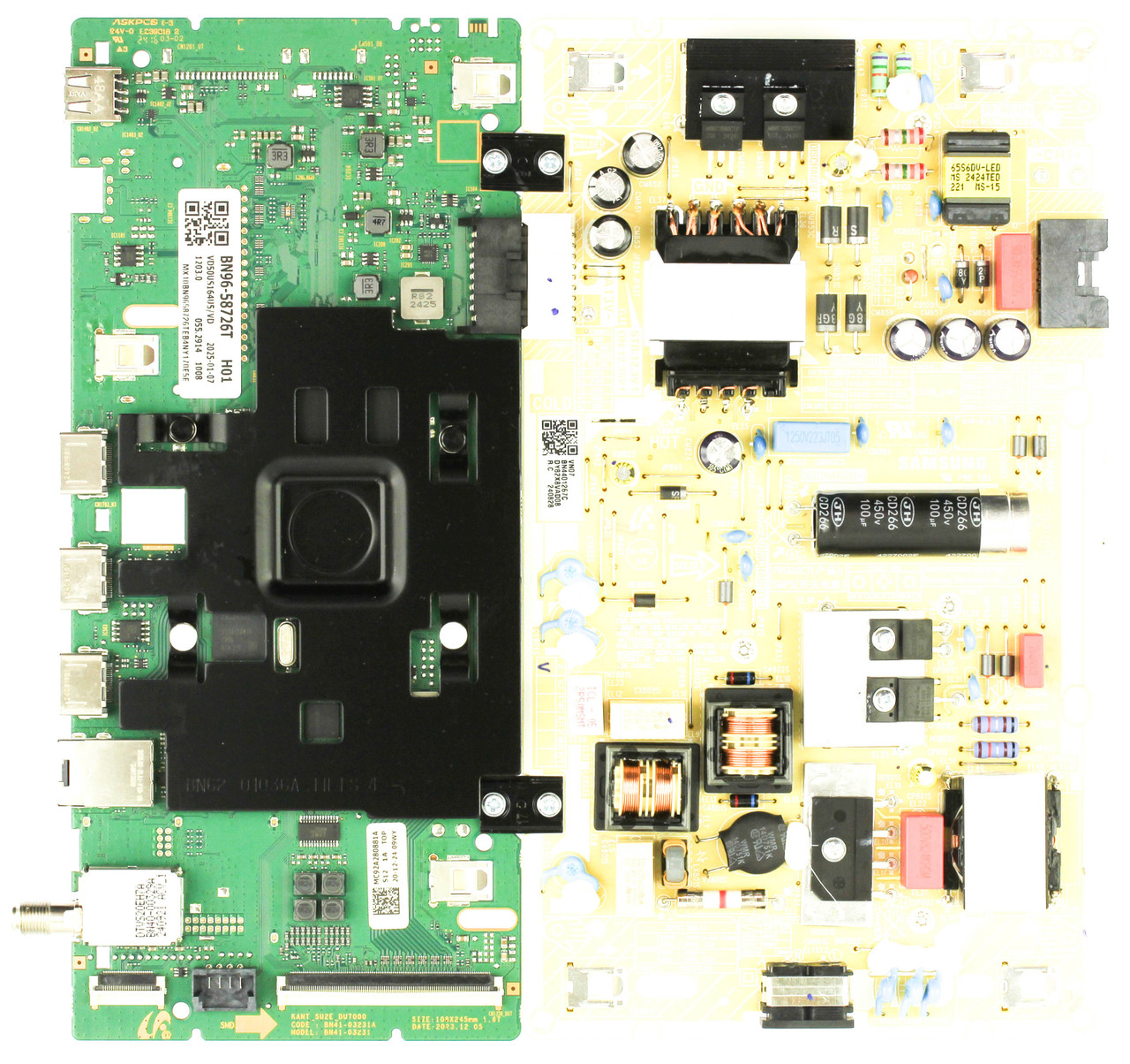 Samsung BN96-58726T Main Board Power Supply UN50DU7200FXZA CB01