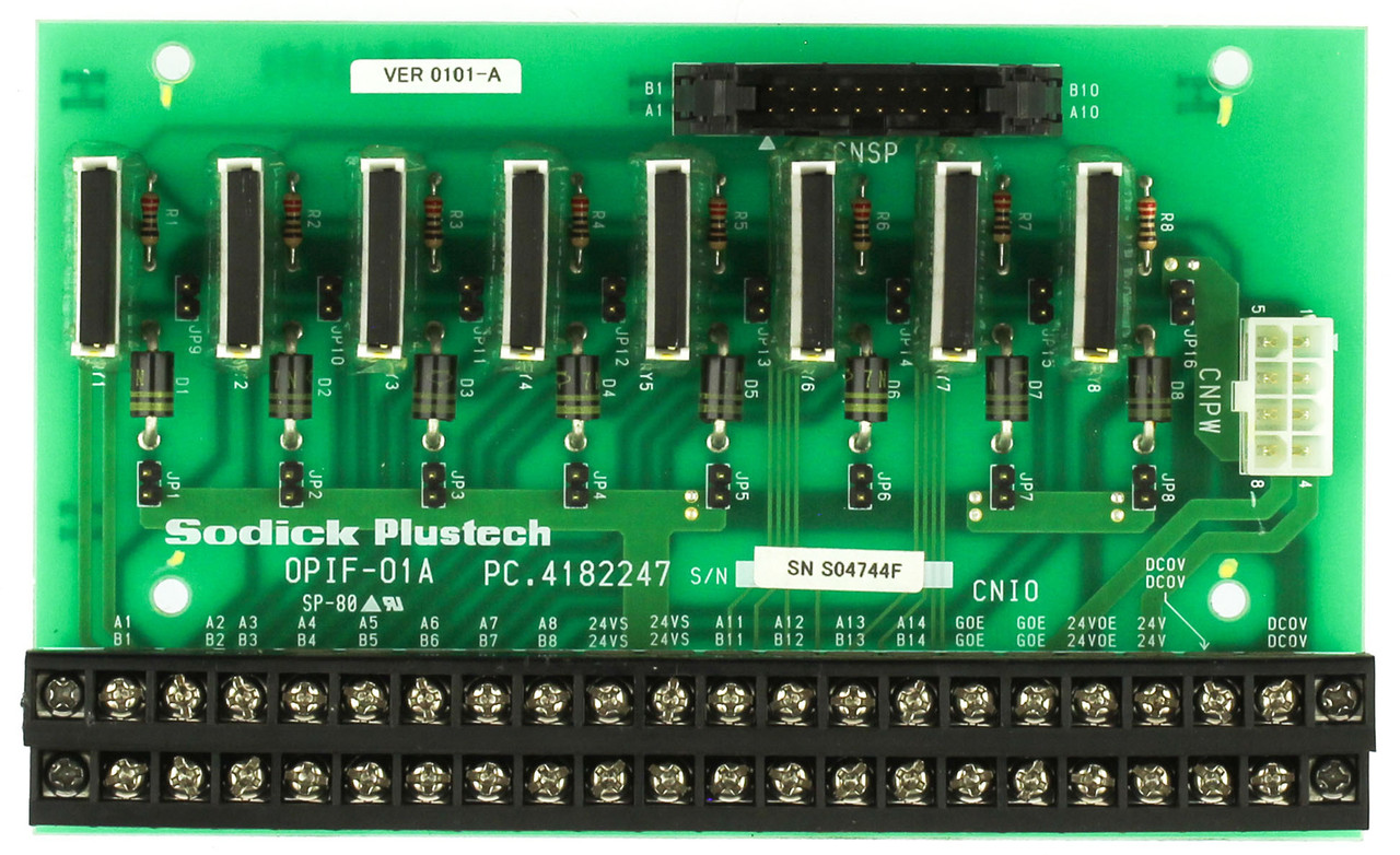 Sodick 4182247 Molding Machine Circuit Board