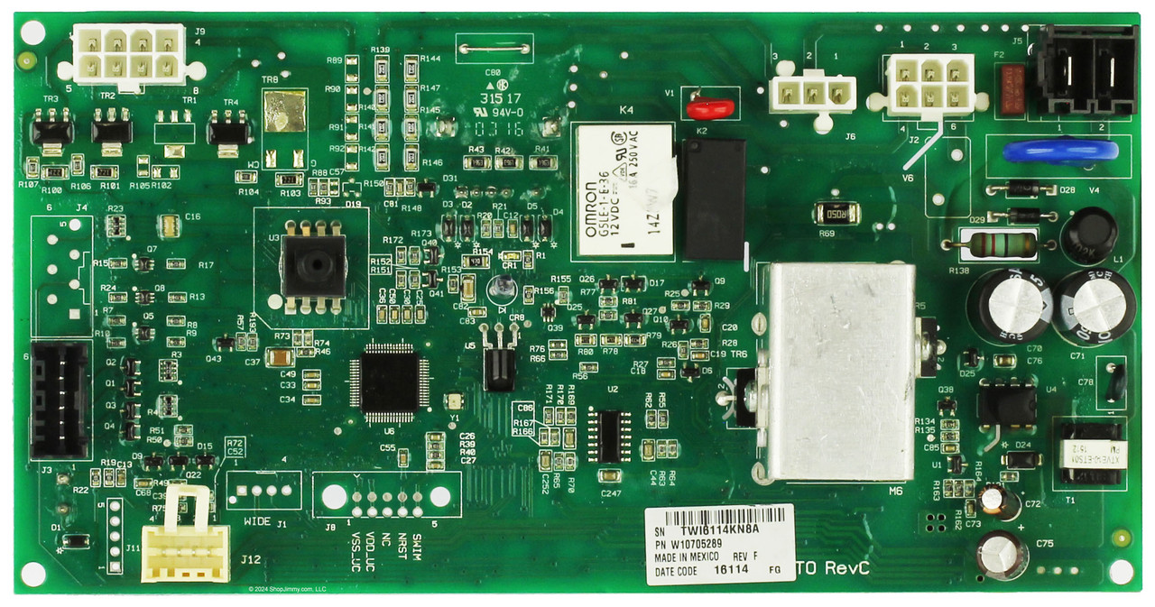 Whirlpool W10864946 Washer Control Board-NO-HOUSING
