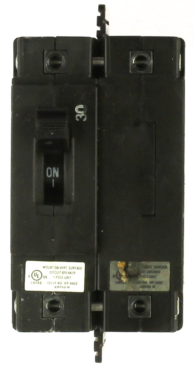 Airpax LELK11-1-61-30 30A Hydraulic-Magnetic Circuit Breaker