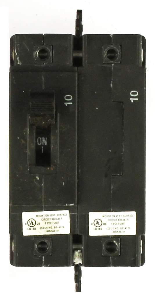 Airpax LELK11-1-61-10 10A Hydraulic-Magnetic Circuit Breaker