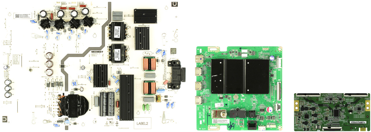 Vizio M75Q6-L4 Complete LED TV Repair Parts Kit - V2