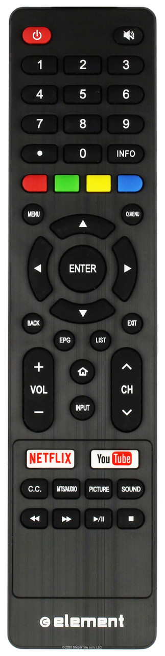 Element E4SFT5517H Remote Control -- Open Bag