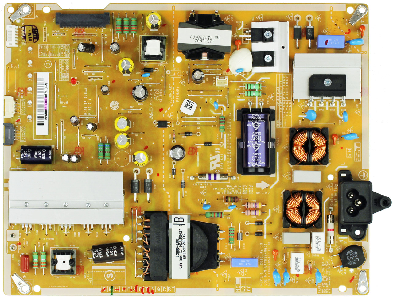 LG EAY63748601 Power Supply Board