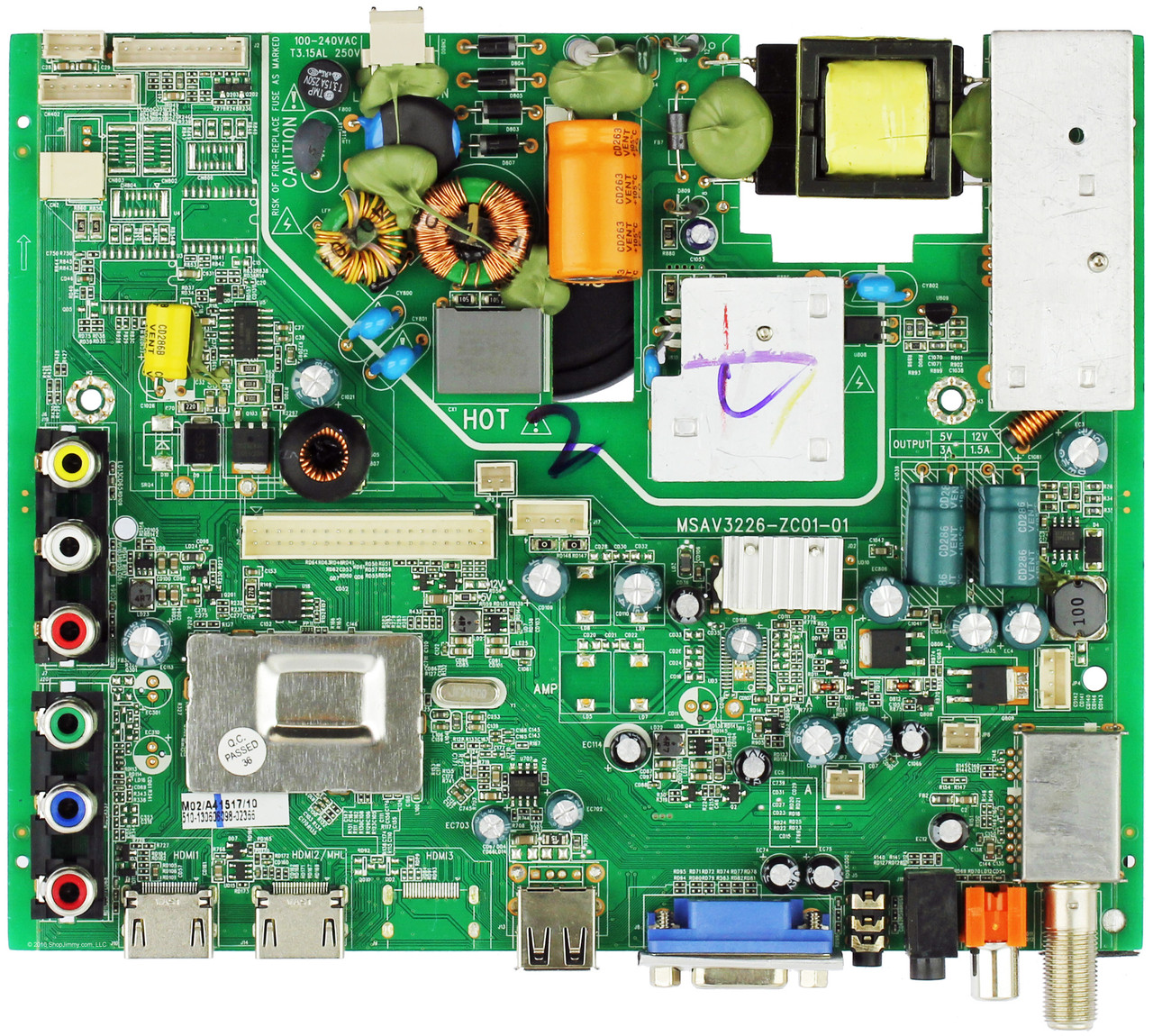 Proscan PLED1960A-E (A1306 Serial) Main Board / Power Supply