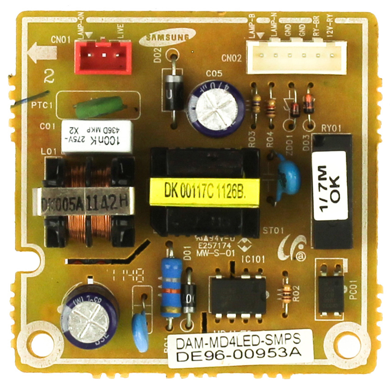 Samsung Microwave DE96-00953A Fuse Holder