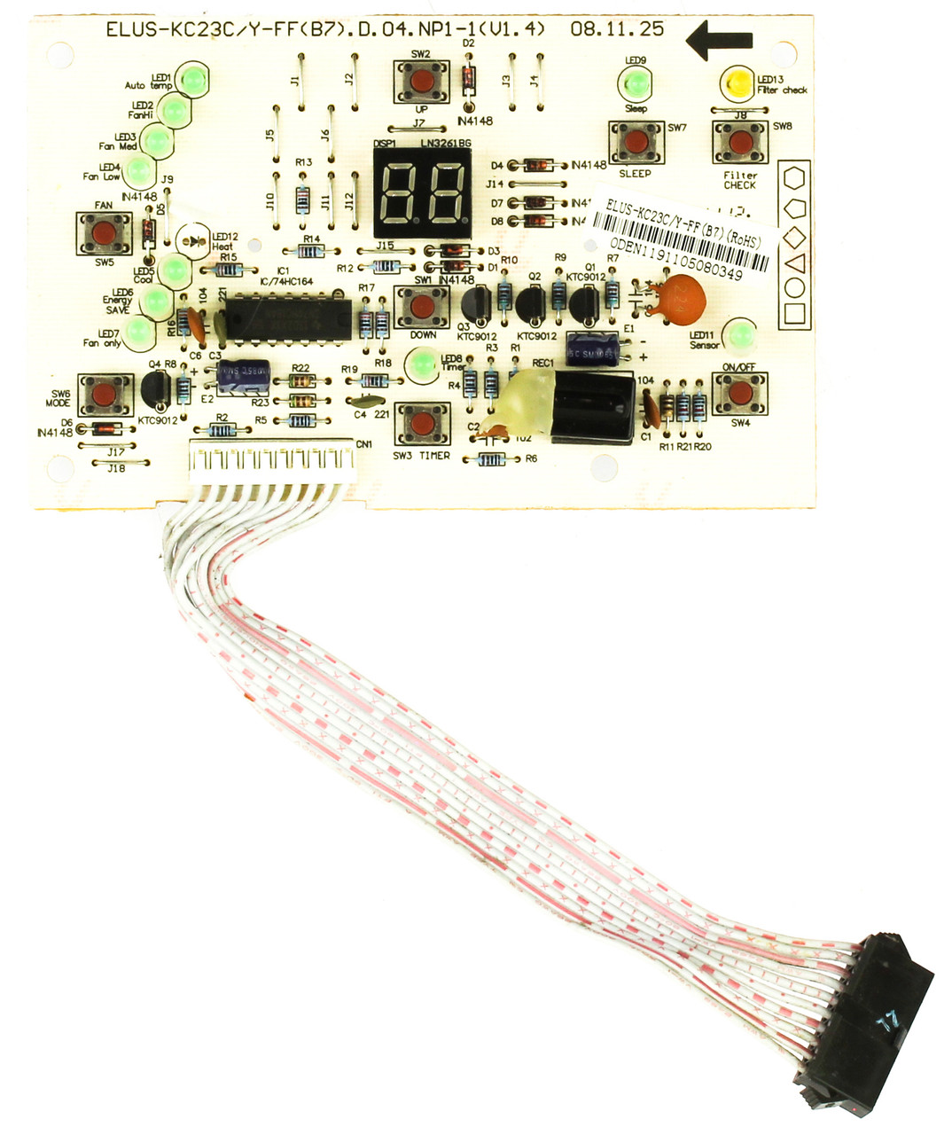 Kenmore 0DEN1191105080349 Portable Air Conditioner Display Board