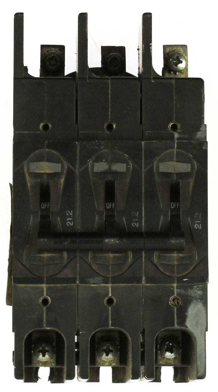 Airpax 219-3-27367-06 3 Pole 21.2 Bolt On Circuit Breaker