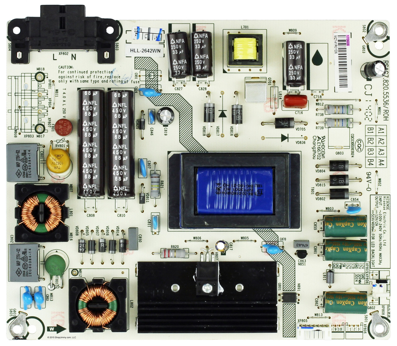 Hisense 170608 Power Supply / LED Board