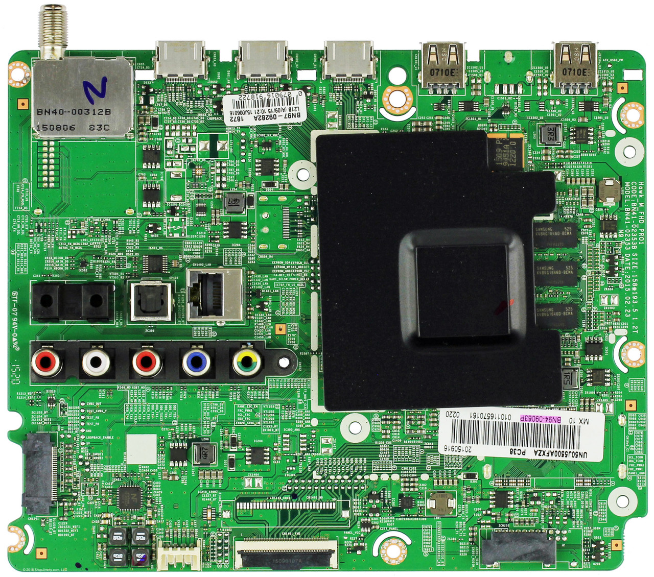 Samsung BN94-09063P Main Board for UN50J5500AFXZA (Version DI02)