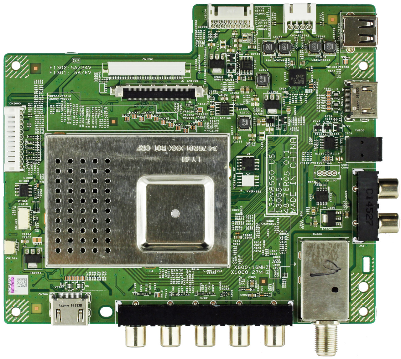 Vizio 755.00G01.0001 Main Board E480-B2