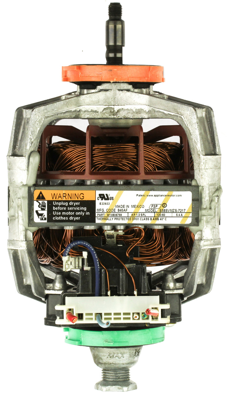 Whirlpool W10806759 Dryer Motor 