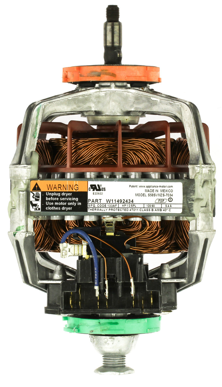Whirlpool W11492434 Dryer Motor 