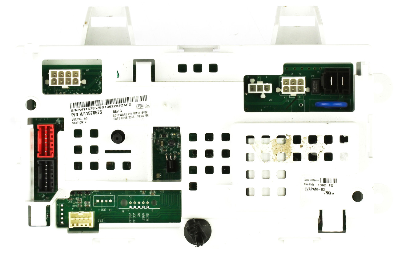 Whirlpool W11578575 Washer Control Board