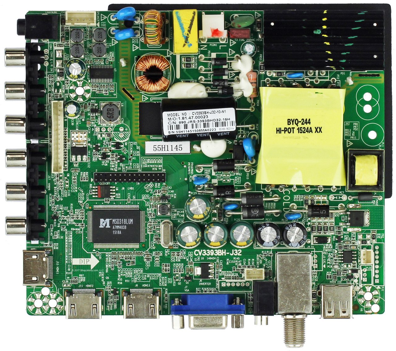 Proscan PLDED4016A-E (A1506 Serial) Main Board / Power Supply