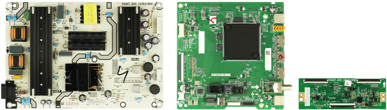 Toshiba 65C350LU Complete LED TV Repair Parts Kit VERSION 2