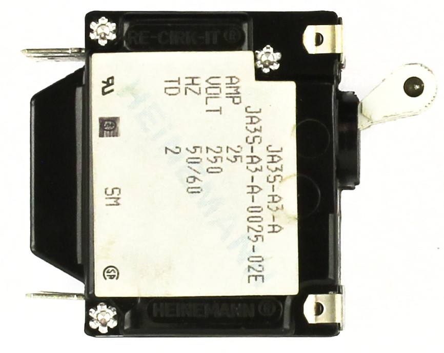 Heinemann JA3S-A3-A-0025-02E 25A Circuit Breaker