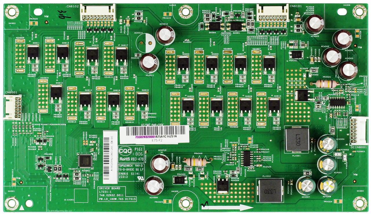 Vizio 755.02K02.0001 LED Driver 