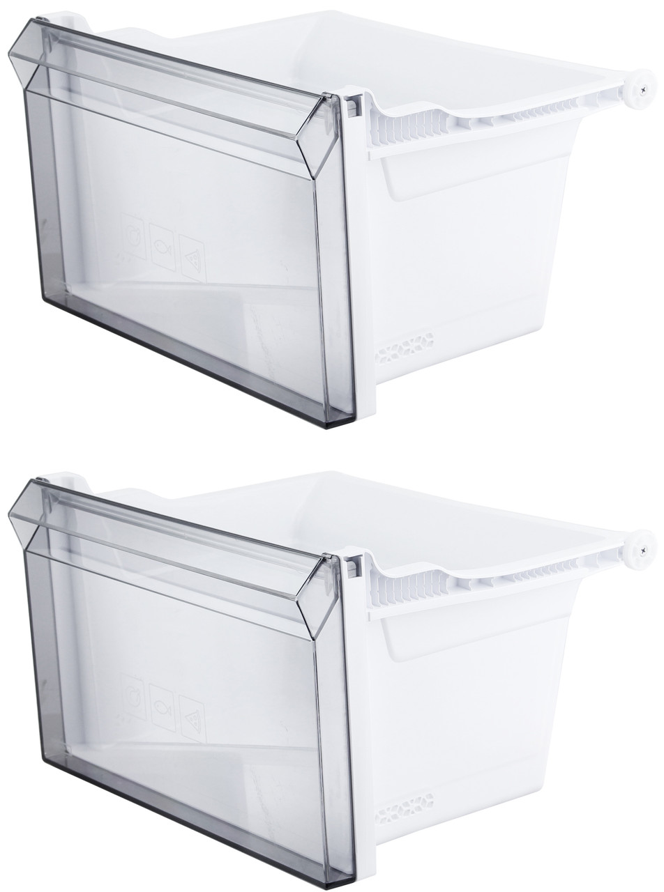 Samsung DA97-21875A Refrigerator Freezer Low Basket Drawers (Set of 2)
