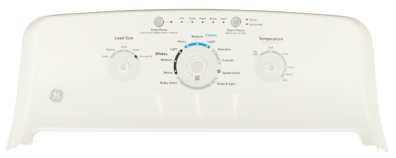 GE WH42X28579 Washer Control Panel in White