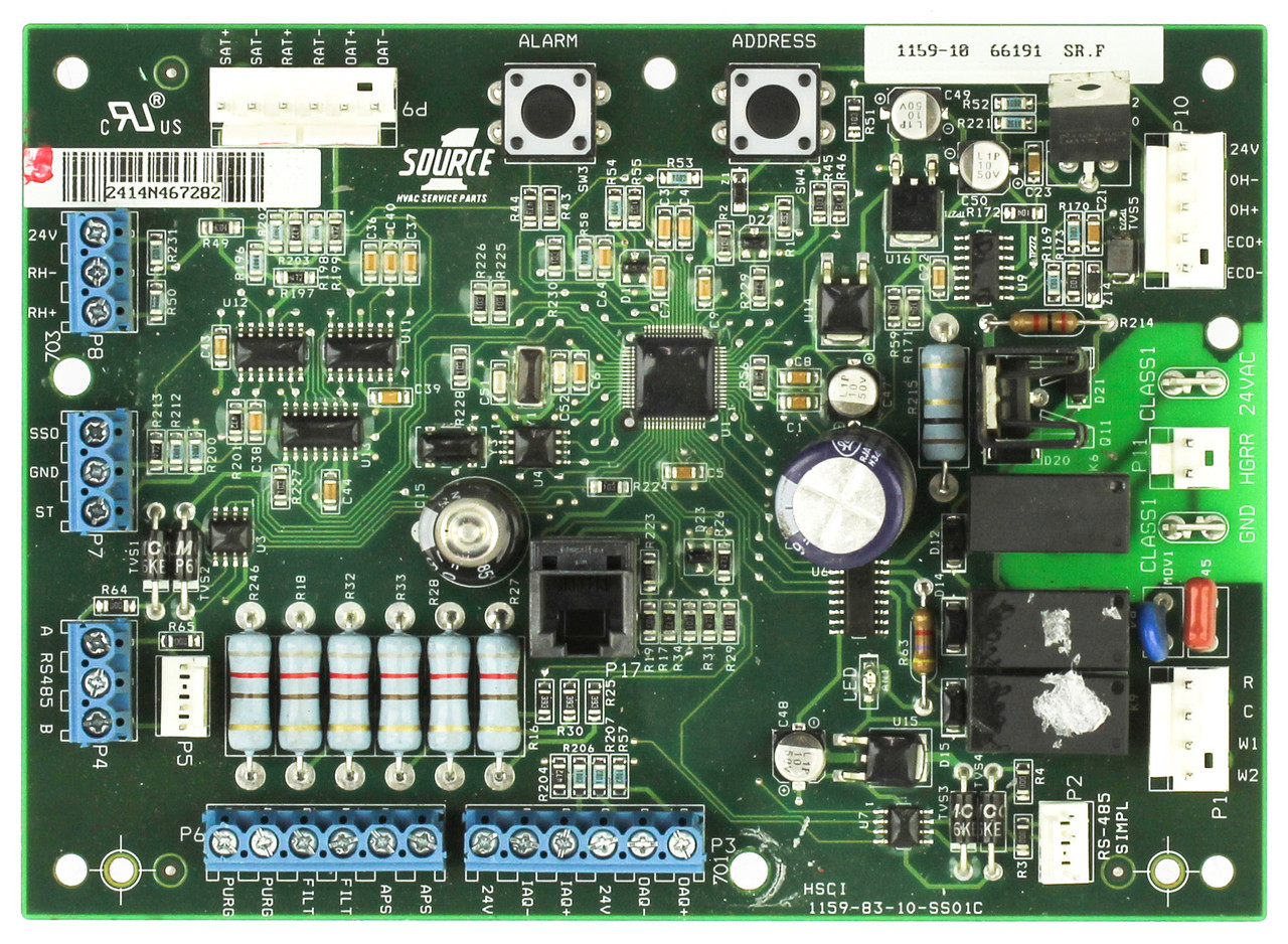 York Source 1159-10-66191 Circuit Control Board