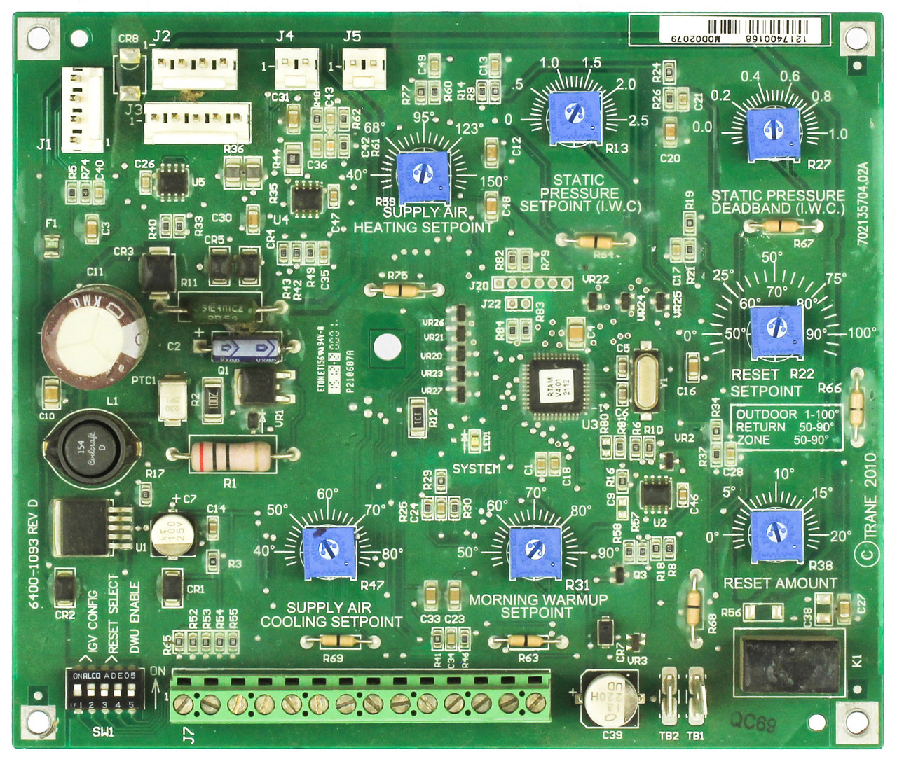Trane 6200-0126-04 Furnace Control Board