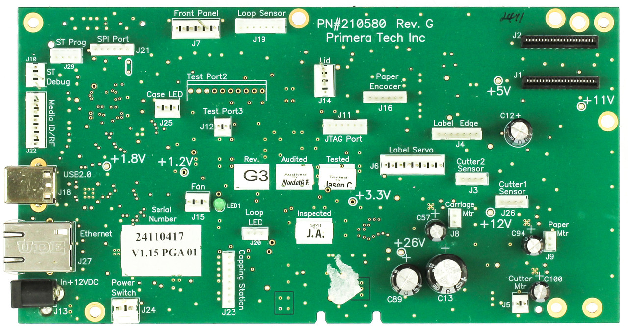 Primera Technology 210580 Printer Control Board