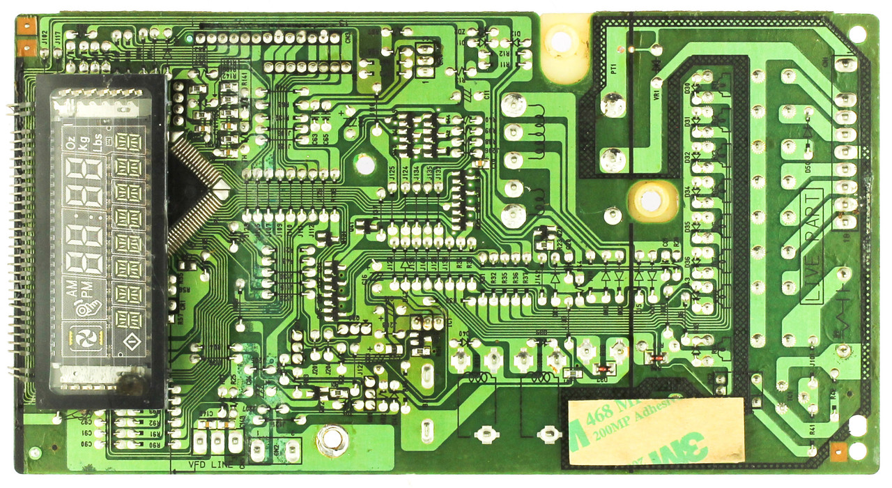 LG 6871W1S329A Microwave Control Board 