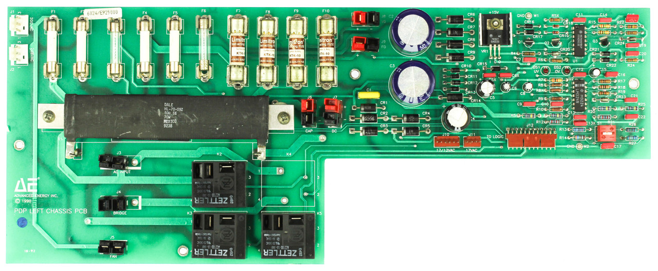 Advanced Energy 6024E PDP Left Chassis Control Board