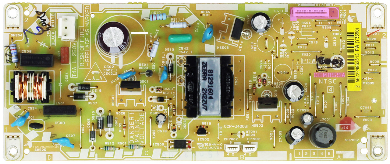 Sansui CEM859A (CMM249A) Power Supply Unit - V.2 (SEE NOTE!)