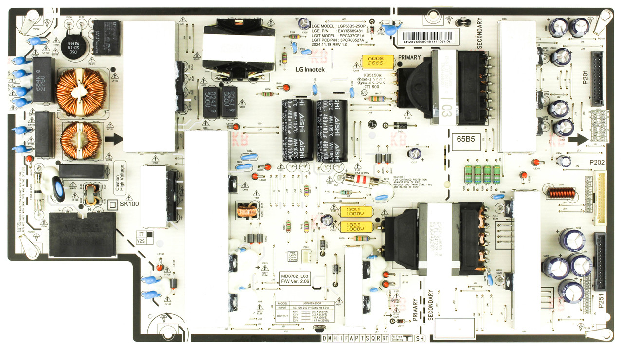 LG EAY65689481 Power Supply Board
