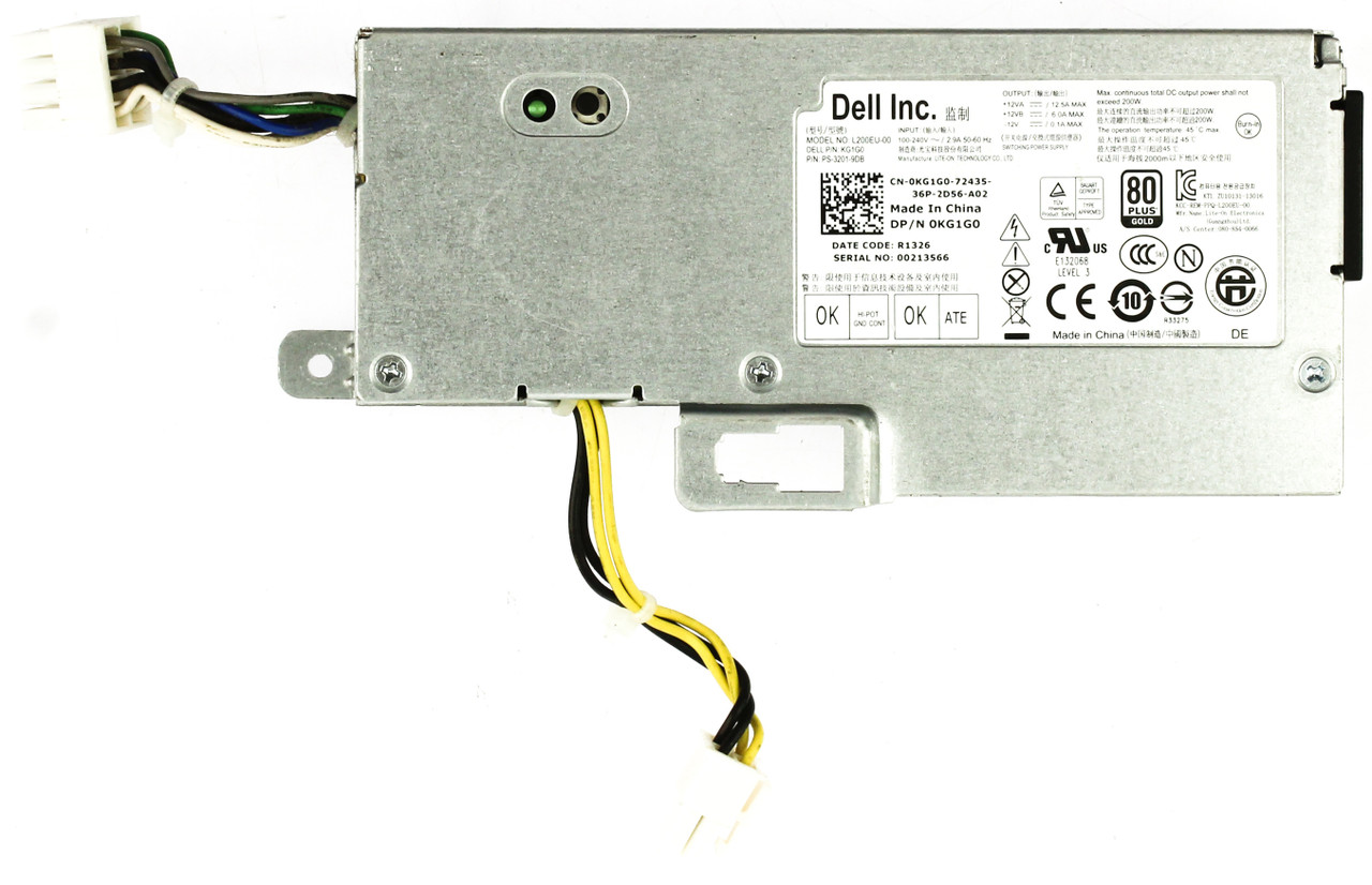 DELL PS-3201-9DB 200W  Power Supply for Optiplex 780 790 990 7010 9010 USFF