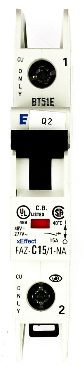 Eaton FAZ-C15-1-NA-SP 15A Circuit Breaker