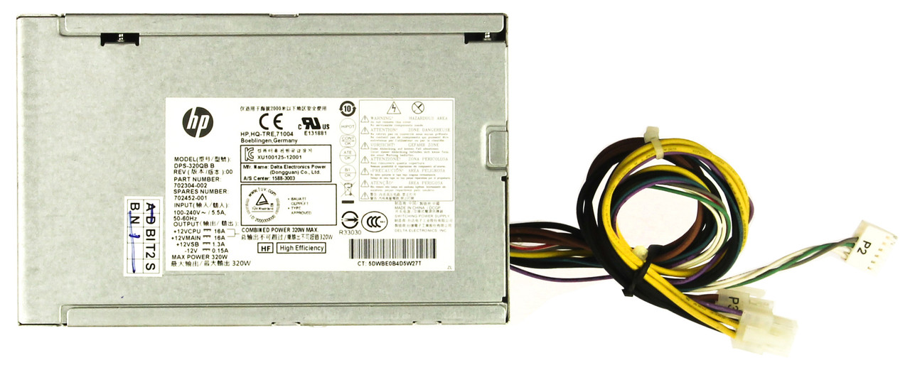 HP 702304-002 320W Power Supply For Prodesk 600 G1 Elitedesk 800 G1