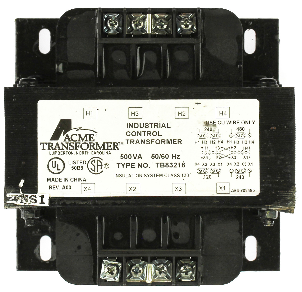 Acme Transformer TB83218 Industrial Control Transformer