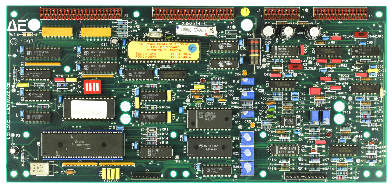 Advanced Energy 1080D MDX Logic Multi Range Control Board