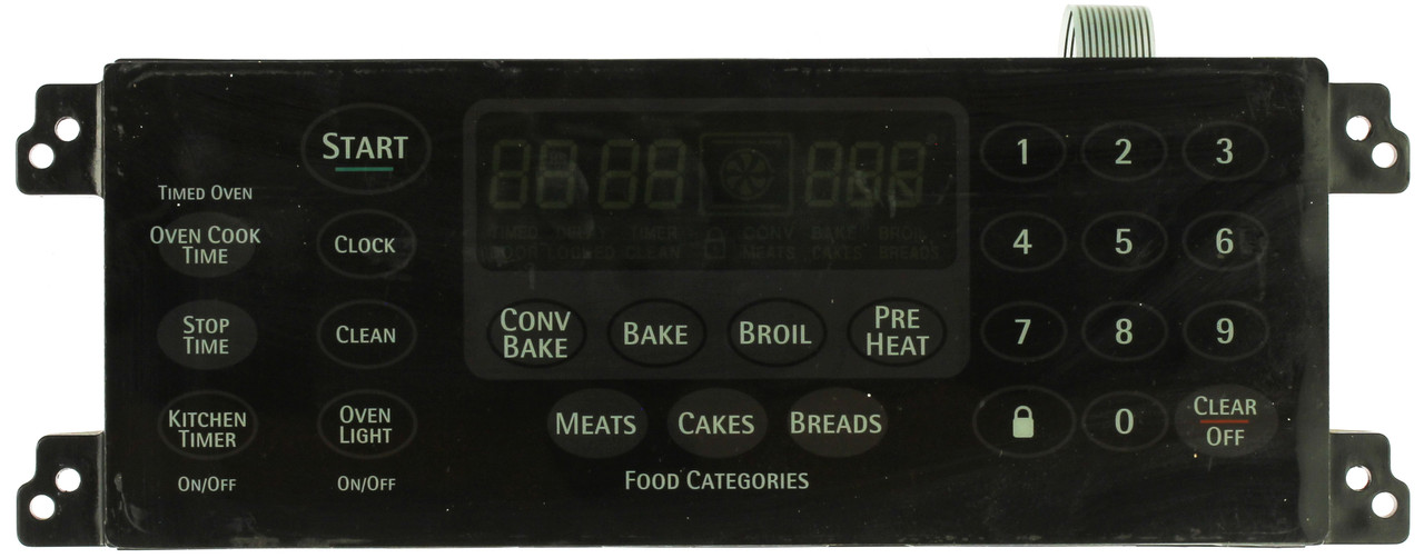 GE 316207608-Black Range Control Board 