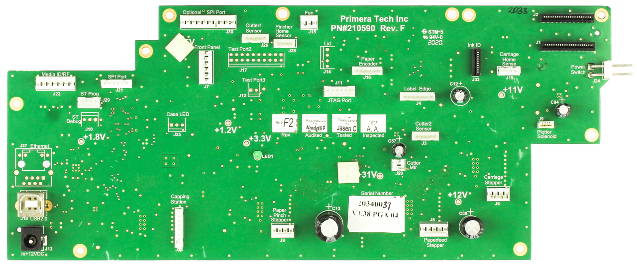 Primera Technology 20340037 Printer Control Board