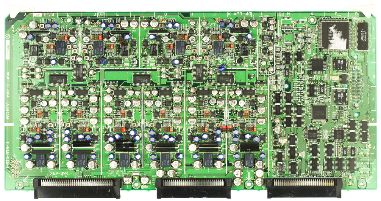 Sony 1-670-578-11 Betacam Video Cassette Recorder Control Board