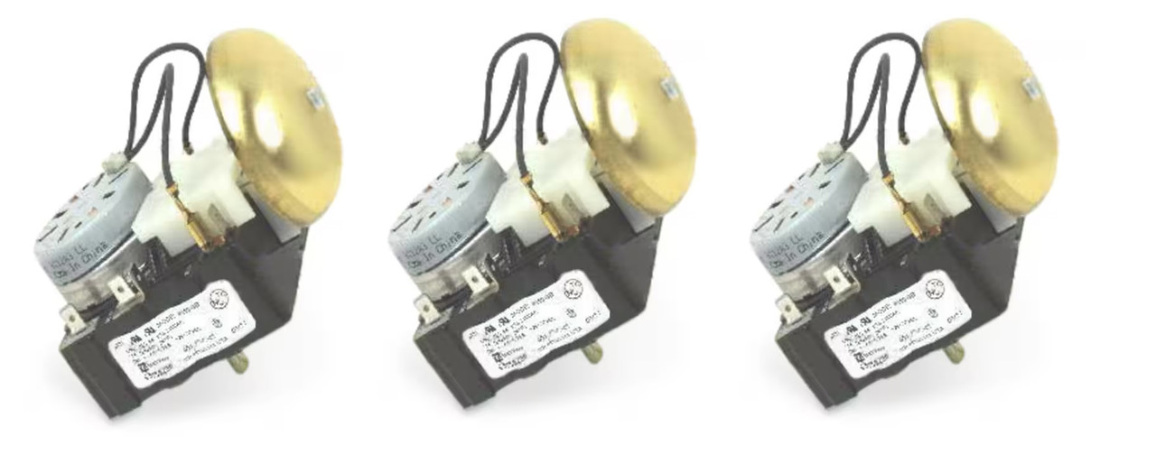 3-PACK Maytag Whirlpool WP33001932 63702290 Dryer Timer w/Chime