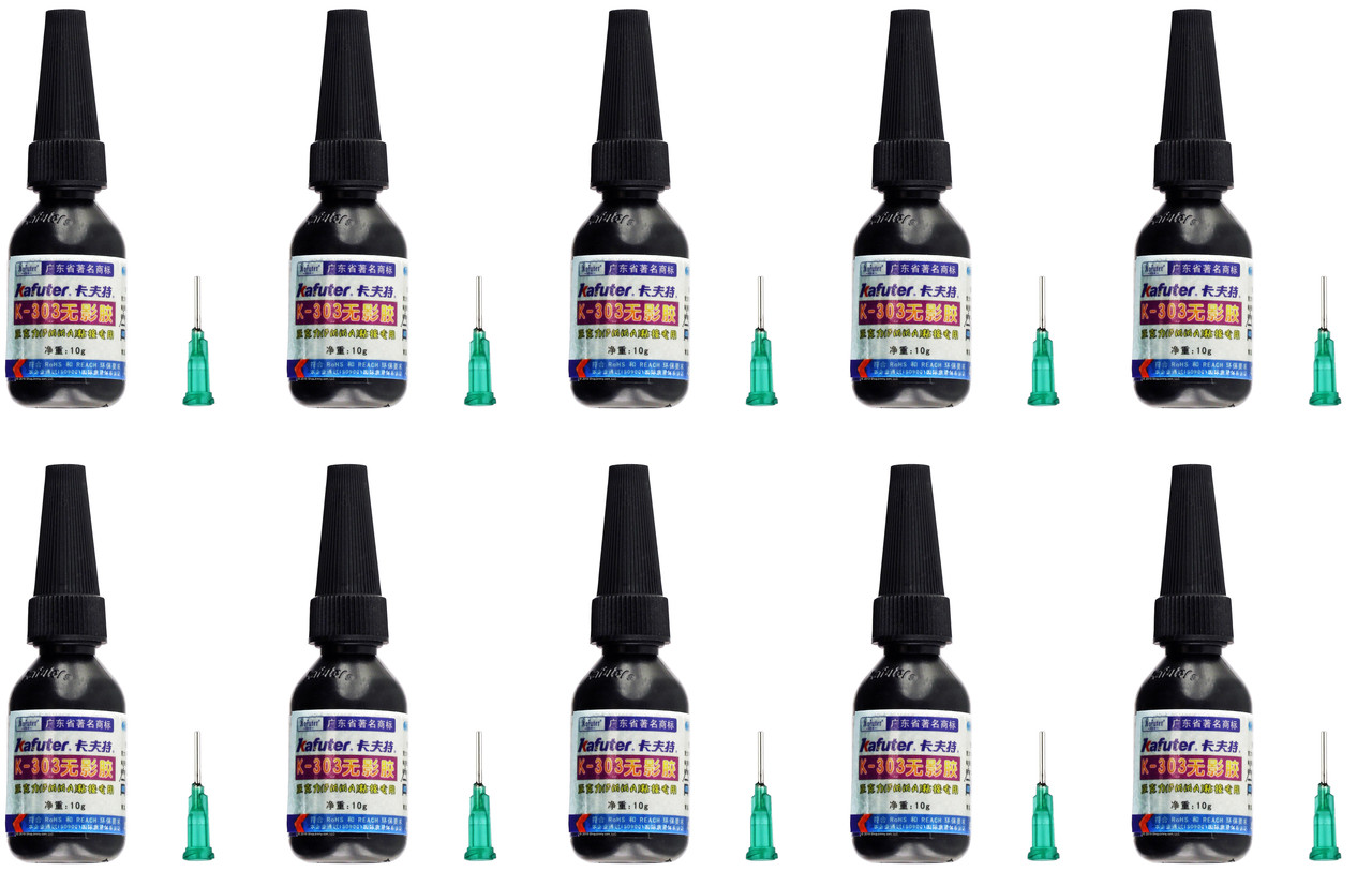 10-PACK Kafuter K303 Adhesive UV Curing Glue