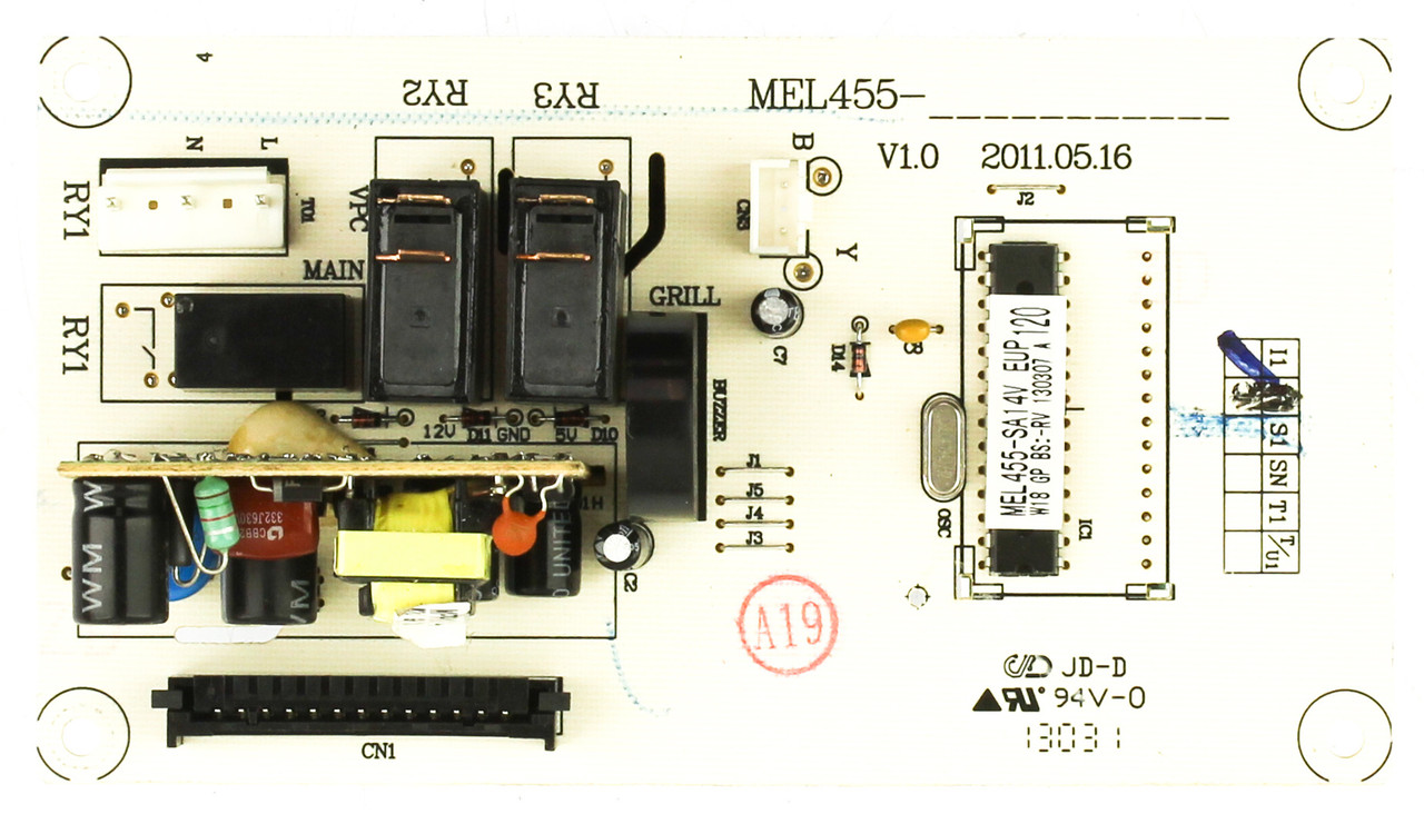 Sunbeam Microwave MEL455-SA14V Control Board