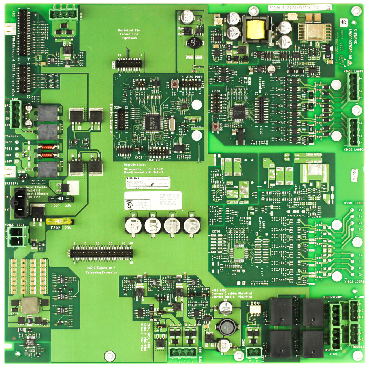 Siemens FCI2016-UI Fire Alarm Periphery Board