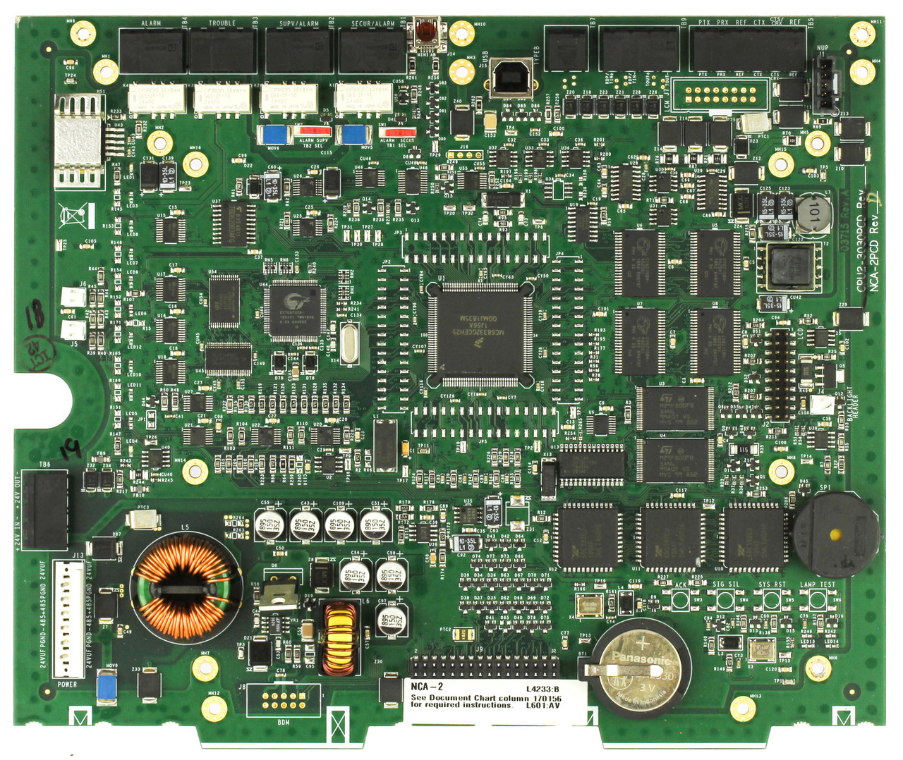 Notifier CPU2-3030PCD Central Fire Alarm Control Board