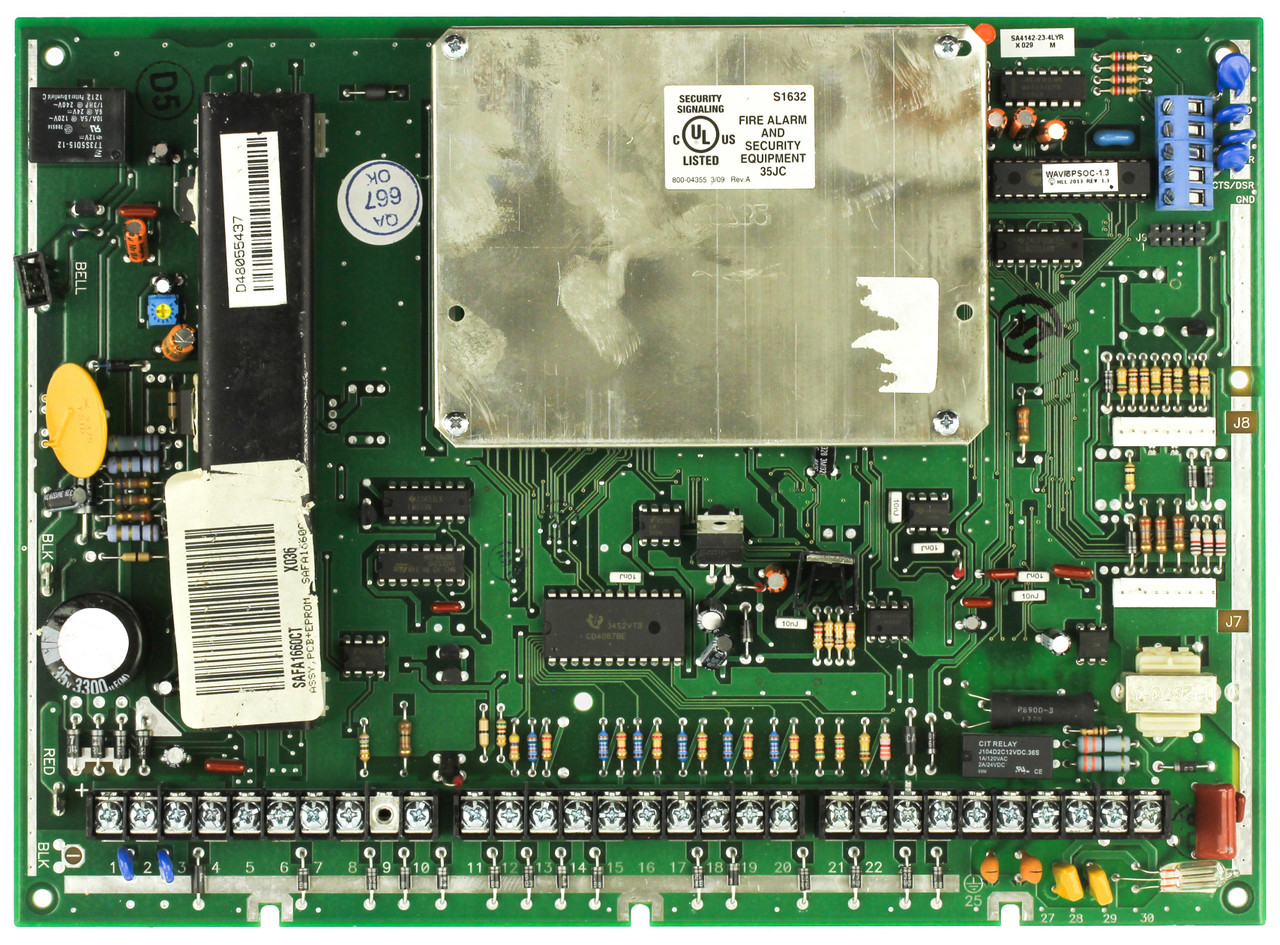 Honeywell SA4142-23-4LYR Fire Alarm and Security Control Board