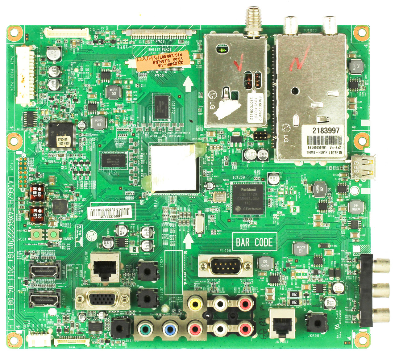 LG EBU61491601 Main Board for 32LD340H-UA