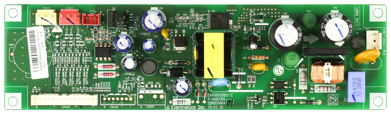 LG EBR85946401 Microwave Control Board