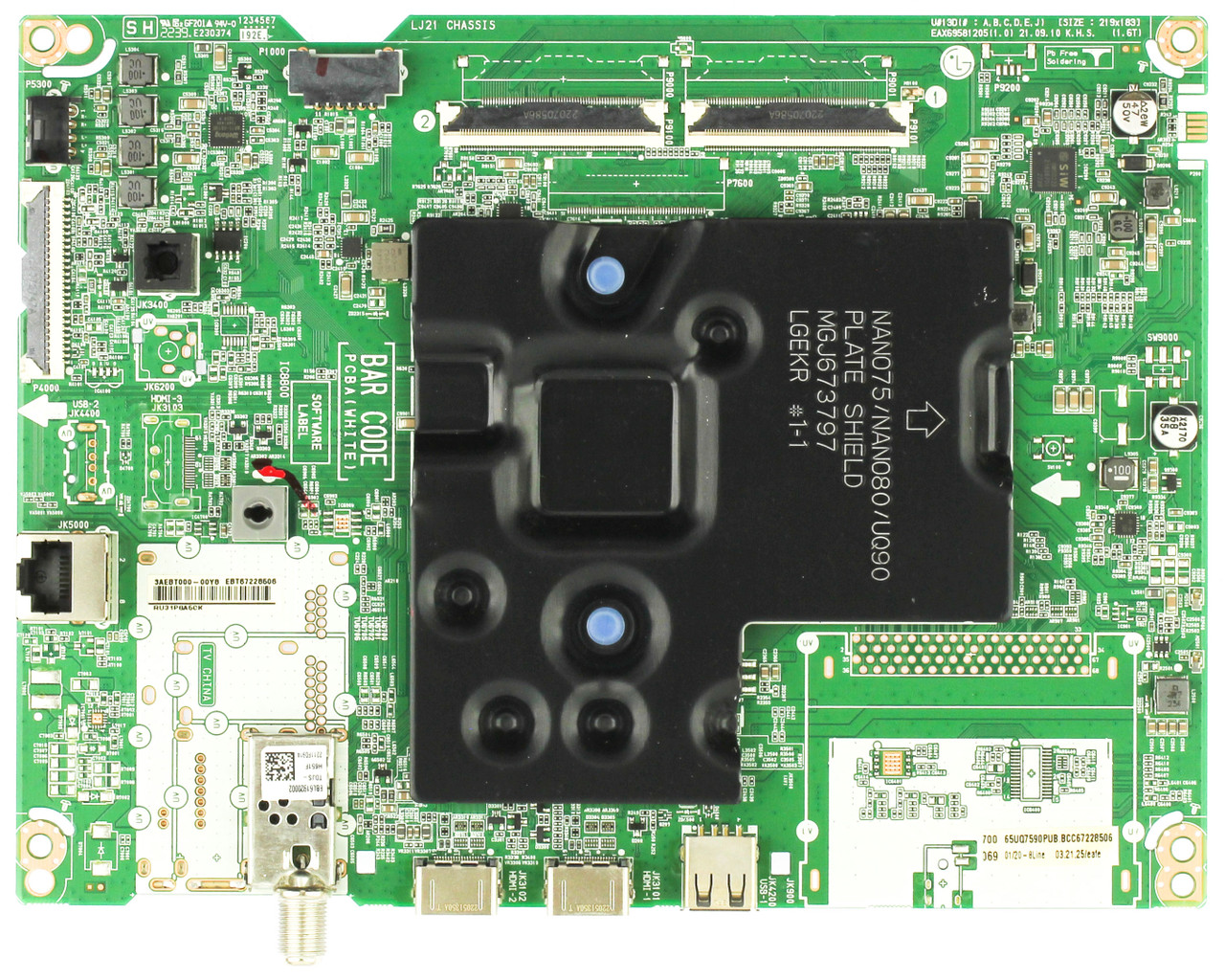 LG EBT67228506 Main Board for 65UQ7590PUB