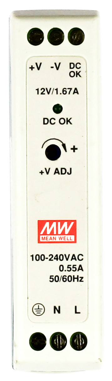 Mean Well MDR-20-12 DIN-Rail Power Supply